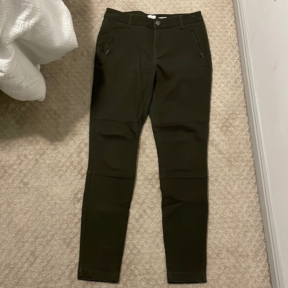 olive green skinny jeans